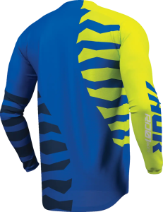 Tricou Launchmode Shredder galben-albastru, 5, nordicamoto.ro
