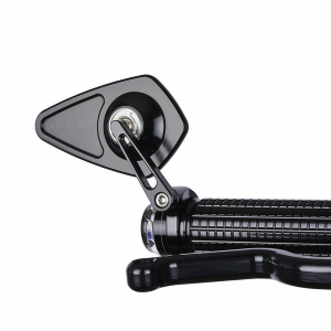 Handlebar End Mirror Black, 2, nordicamoto.ro