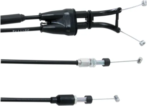MOOSE RACING Black Vinyl Throttle Cable Black 