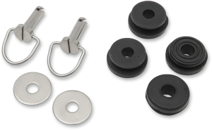 Replacement Saddlebag Lid Fastener Kit Black