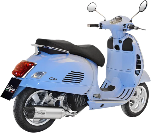 Tobă de eșapament LeoVince LV One Evo Slip-On din oțel inoxidabil pentru Vespa GTS 125/150 (2017-2020), nordicamoto.ro