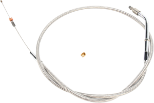 Stainless Steel Throttle/idle Cable Silver Standard, 1, nordicamoto.ro