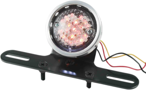 E-marked Taillight With License Plate Light Red, 1, nordicamoto.ro