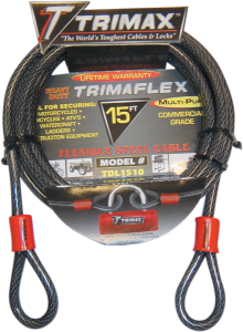 Trimaflex Max Security Braided Cable Black, 1, nordicamoto.ro