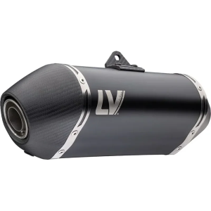 Tobă de eșapament LeoVince LV-14 Black Edition Slip-On pentru Husqvarna Svartpilen 801, nordicamoto.ro