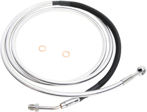 Alternate Length Hydraulic Clutch Line Chrome, 2, nordicamoto.ro