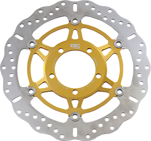 Pro-lite Xc Contour Brake Rotor Aluminum, Gold, Silver, 1, nordicamoto.ro