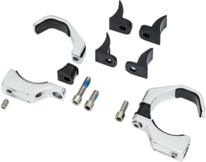 Pipe Wrench Fork Mounts For Custom Lights Black