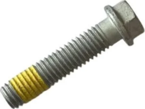 Hexagonal bolt with external hexagon with collar M8x35