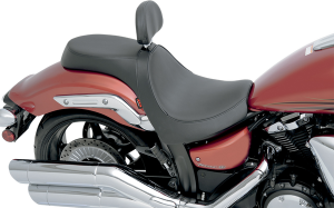 2-up Predator Seat With Backrest Black, 5, nordicamoto.ro