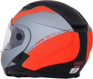 Helmet Fx111 M-blk/red Xl Gray, Red XL, 4, nordicamoto.ro