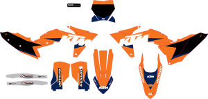 Complete Graphics Kit Orange, 1, nordicamoto.ro