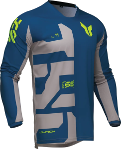 Tricou Enduro Thor Launchmode Forge Blue