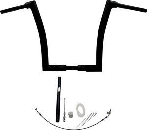 1-1/2(r) Ez Install Flat Top Handlebar Kit Black