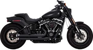 Big Shots Staggered 2-into-2 Exhaust System Black, 5, nordicamoto.ro
