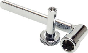 Tappet Adjuster Tool 4mm Sq With 10mm Socket Wrench Silver 