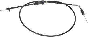 MOOSE RACING Black Vinyl Throttle Cable Black 