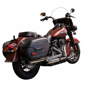 Muffler Slip-on 3.5(r) Duals For Softails Chrome, 2, nordicamoto.ro