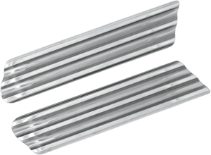 Saddlebag Latch Delete Plates Silver, 1, nordicamoto.ro