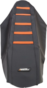 MOOSE RACING Seat Cover Ribbed Ktm Or Black 