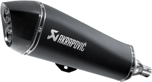 Stainless Steel Slip-on Line Scooter Muffler Black