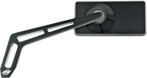 Billet Aluminum Mirrors With Clear Glass Black, 1, nordicamoto.ro