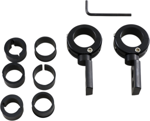 360° X 4 Universal Brackets Black, 2, nordicamoto.ro