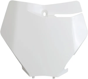 Replacement Front Number Plate White