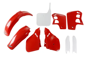 Full Body Replacement Plastic Kit Red, White
