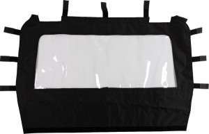 Utv Rear Windscreen Black 