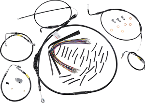 Control Kit For Early Touring Bikes With Bagger Bar Handlebars Black, 1, nordicamoto.ro