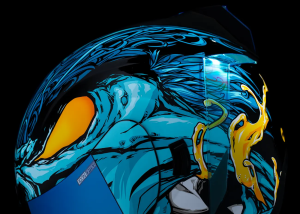 Casca Icon Airform Manik'rr Mips Green/Blue, 12, nordicamoto.ro