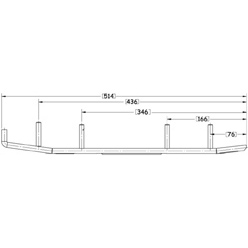 Sno-X Slasher Six Runner 6" Hardmetal