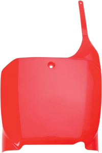 Replacement Front Number Plate Red