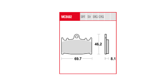 Trq Brake Pad Sintered Race, 2, nordicamoto.ro