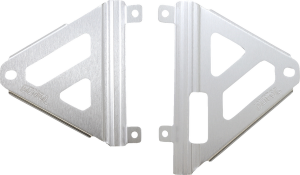 Radiator Race Braces Brushed Aluminum, 2, nordicamoto.ro
