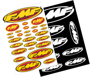 Fender/trailer Stickers Black, Red, White, Yellow