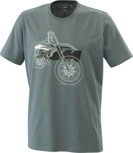 Tricou Ktm Radical SX 450 Gray, nordicamoto.ro