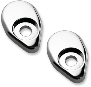 Rear Turn Signal Adapter Plates Chrome, 1, nordicamoto.ro