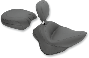 Wide Solo Seat With Removable Backrest Black, 4, nordicamoto.ro