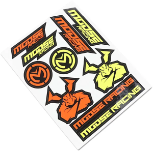 MOOSE RACING S2 Decal Orange, Yellow, 1, nordicamoto.ro