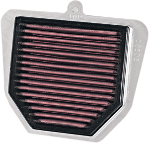High-flow Air Filter Black, Red, 1, nordicamoto.ro