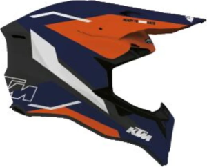 Casca Copii KTM WRAAAP Blue/Orange