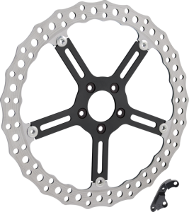 15(r) Big Brake Jagged Floating Rotor Kit Chrome