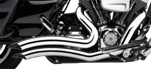 Speedster Swept Short Exhaust System Chrome, 1, nordicamoto.ro