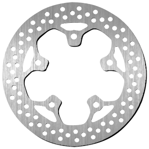 Brake Rotor Round Silver
