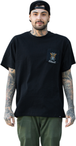 Skull Moth T-shirt Black S, 1, nordicamoto.ro
