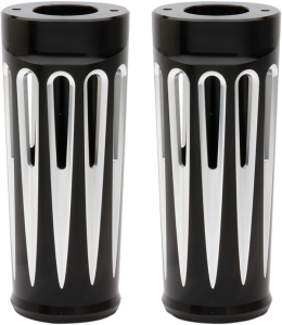 Aluminum Fork Boot Covers Black, Silver, Anodized