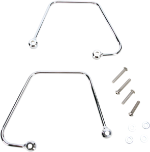 Saddlebag Protectors And Supports For Yamaha Silver