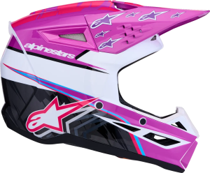 Casca Copii Alpinestars SM3 Falcon Mov/Alb/Roz S, 4, nordicamoto.ro